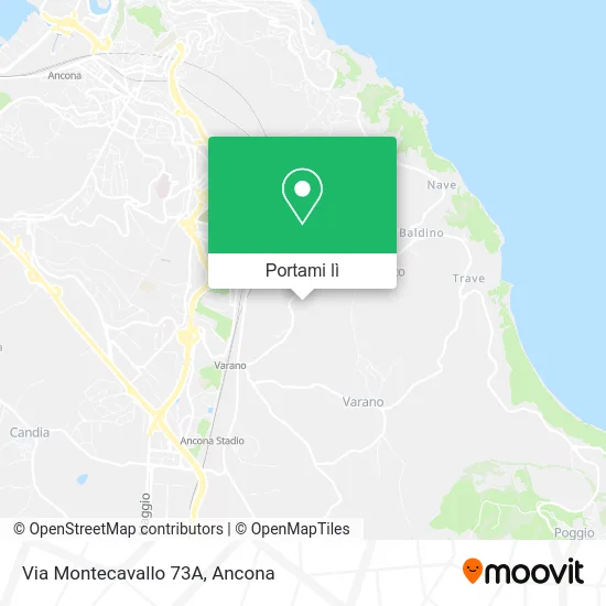 Mappa Via Montecavallo 73A