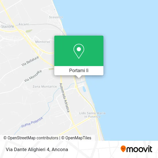 Mappa Via Dante Alighieri 4