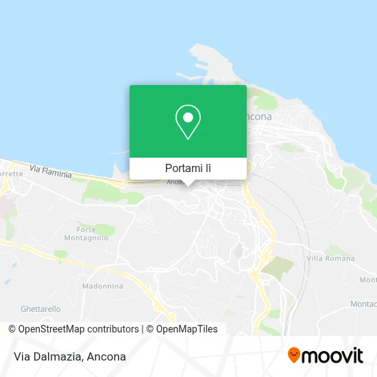 Mappa Via Dalmazia