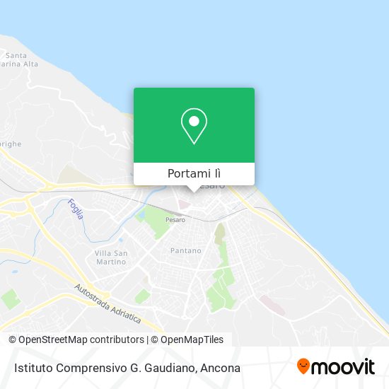 Mappa Istituto Comprensivo G. Gaudiano