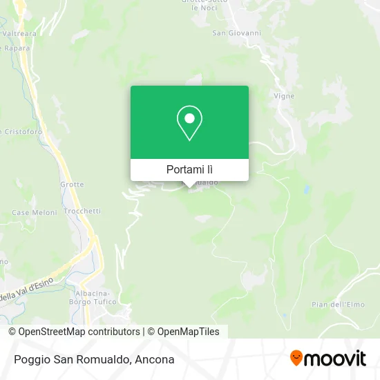 Mappa Poggio San Romualdo