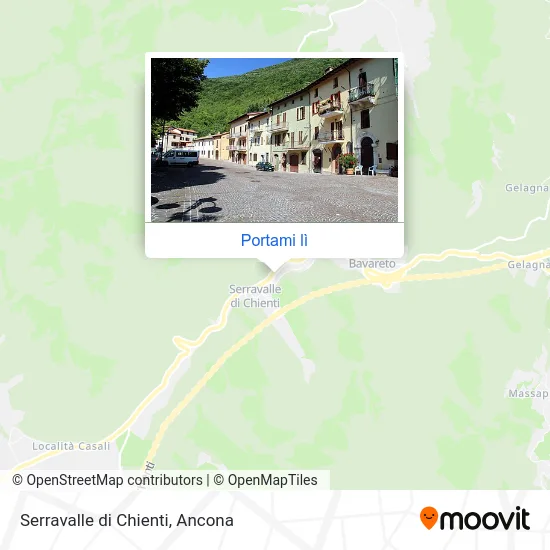 Mappa Serravalle di Chienti