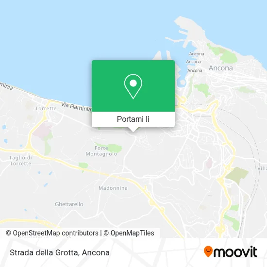 Mappa Strada della Grotta