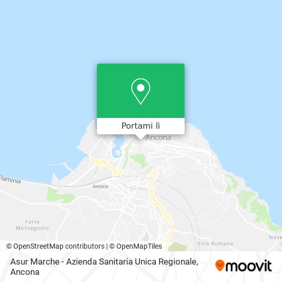 Mappa Asur Marche - Azienda Sanitaria Unica Regionale