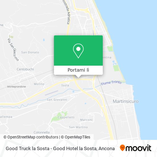 Mappa Good Truck la Sosta - Good Hotel la Sosta