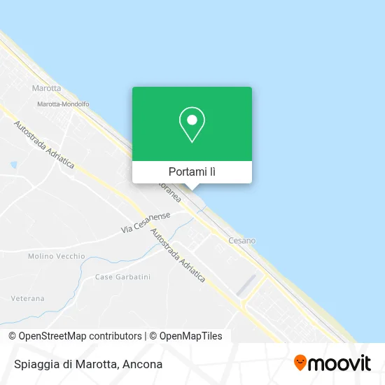 Mappa Spiaggia di Marotta