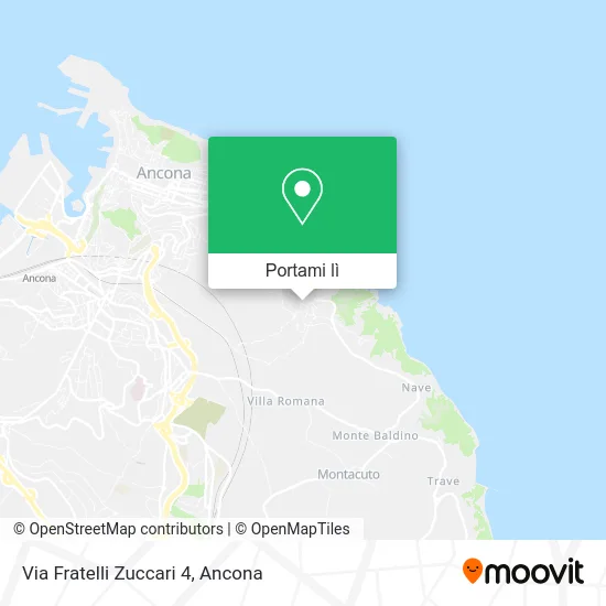 Mappa Via Fratelli Zuccari  4