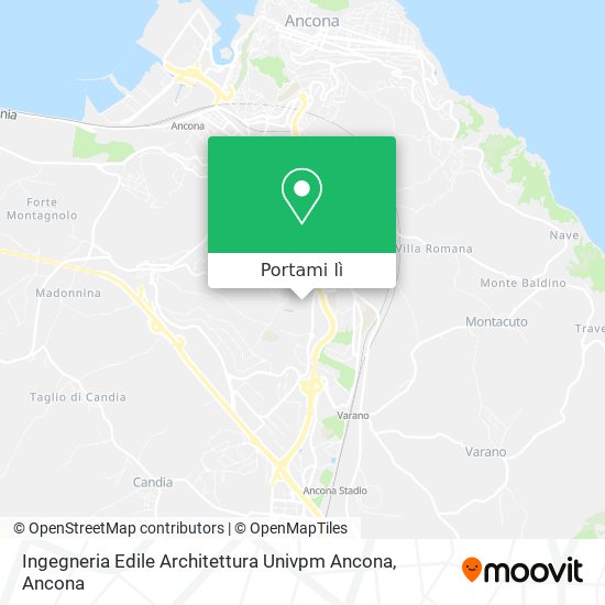 Mappa Ingegneria Edile Architettura Univpm Ancona