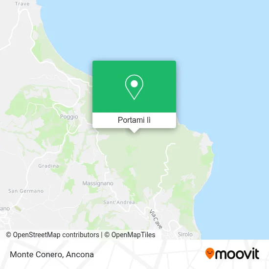 Mappa Monte Conero