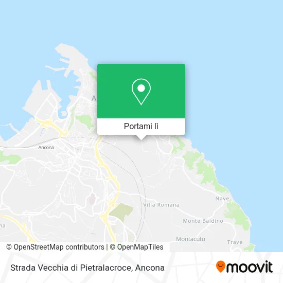 Mappa Strada Vecchia di Pietralacroce