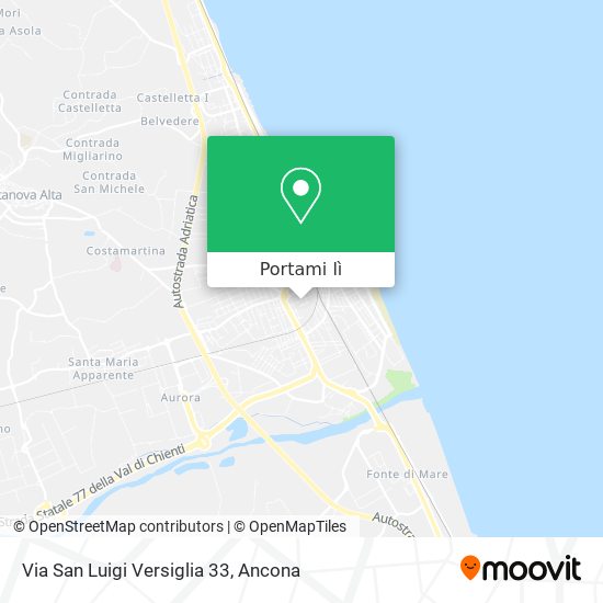 Mappa Via San Luigi Versiglia 33