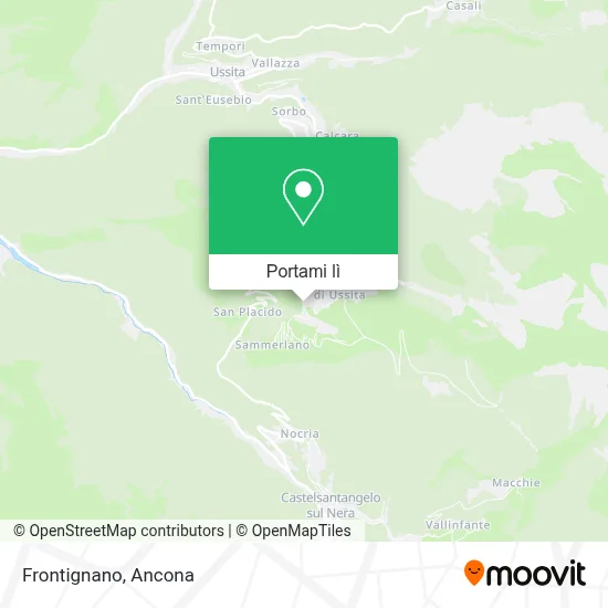 Mappa Frontignano