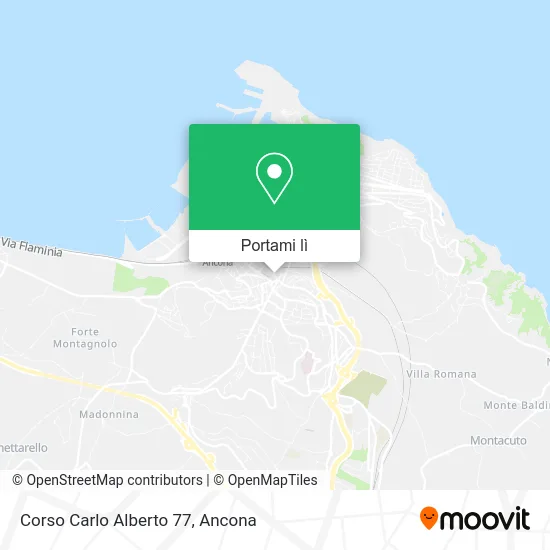 Mappa Corso Carlo Alberto 77
