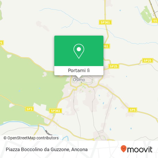 Mappa Piazza Boccolino da Guzzone