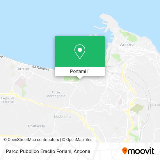 Mappa Parco Pubblico Eraclio Forlani