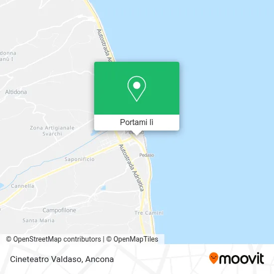 Mappa Cineteatro Valdaso