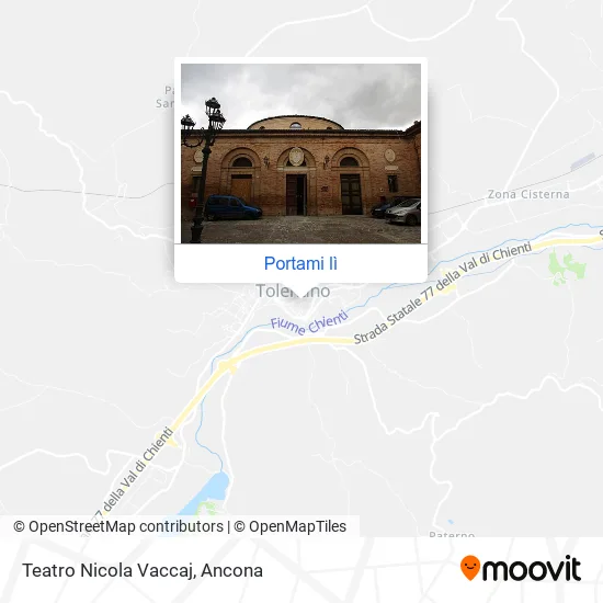 Mappa Teatro Nicola Vaccaj