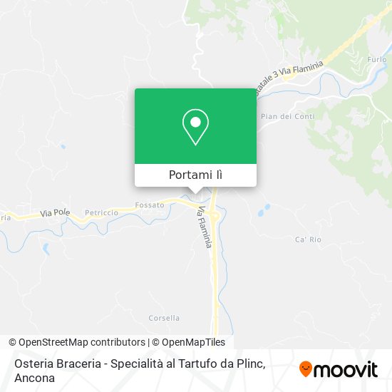Mappa Osteria Braceria - Specialità al Tartufo da Plinc