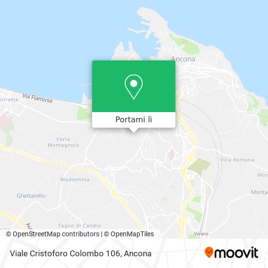 Mappa Viale Cristoforo Colombo 106