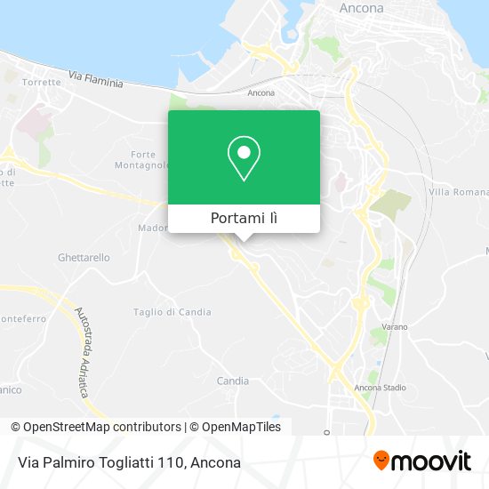 Mappa Via Palmiro Togliatti 110