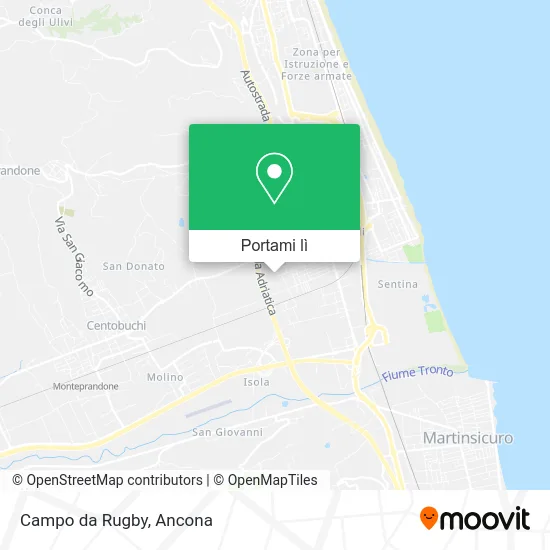 Mappa Campo da Rugby