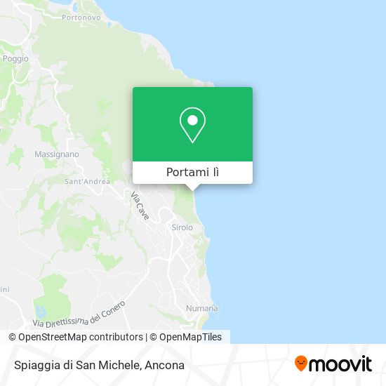 Mappa Spiaggia di San Michele