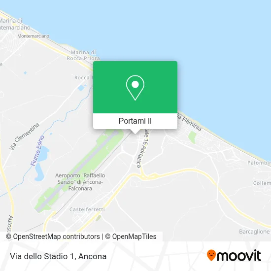 Mappa Via dello Stadio  1