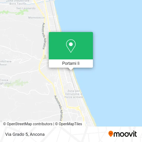 Mappa Via Grado 5