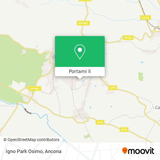 Mappa Igno Park Osimo