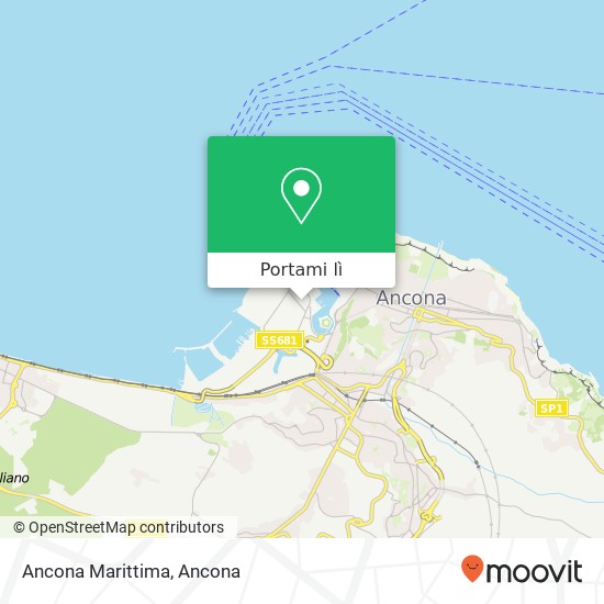 Mappa Ancona Marittima