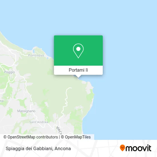 Mappa Spiaggia dei Gabbiani
