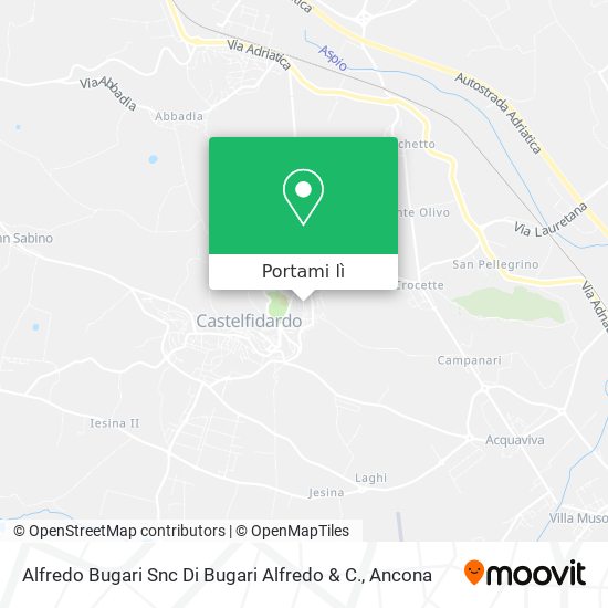 Mappa Alfredo Bugari Snc Di Bugari Alfredo & C.