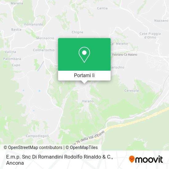 Mappa E.m.p. Snc Di Romandini Rodolfo Rinaldo & C.
