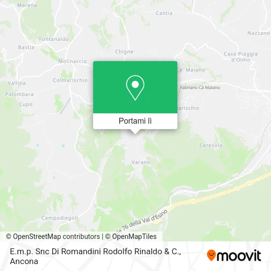 Mappa E.m.p. Snc Di Romandini Rodolfo Rinaldo & C.
