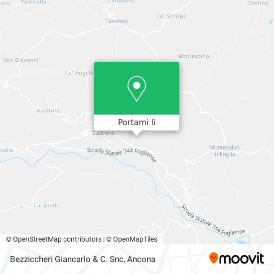 Mappa Bezziccheri Giancarlo & C. Snc