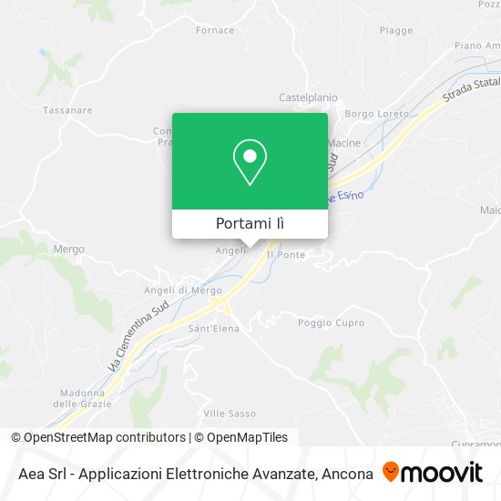 Mappa Aea Srl - Applicazioni Elettroniche Avanzate
