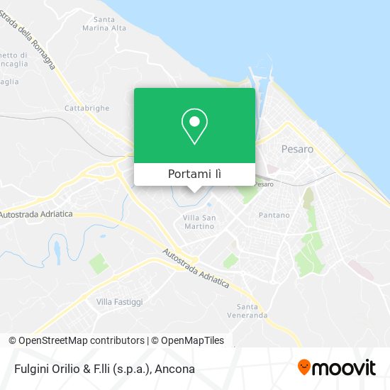 Mappa Fulgini Orilio & F.lli (s.p.a.)