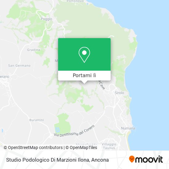 Mappa Studio Podologico Di Marzioni Ilona