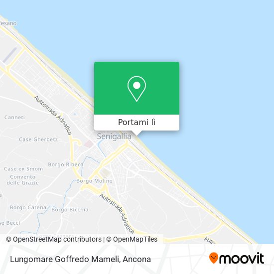 Mappa Lungomare Goffredo Mameli