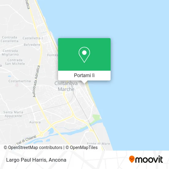 Mappa Largo Paul Harris