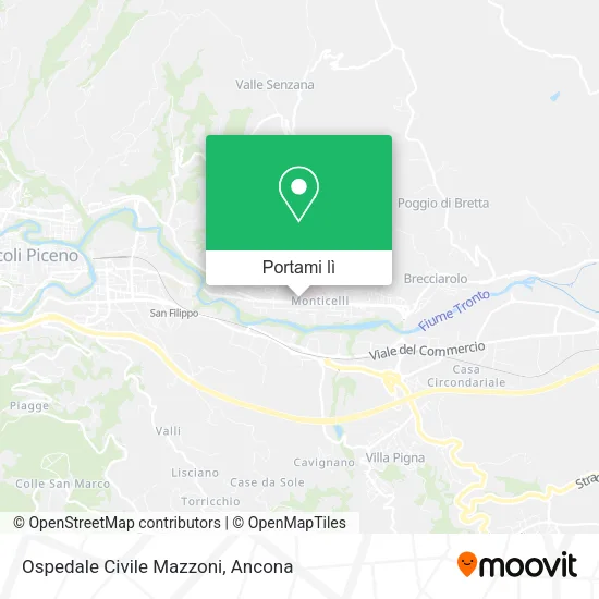Mappa Ospedale Civile Mazzoni
