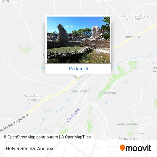 Mappa Helvia Recina