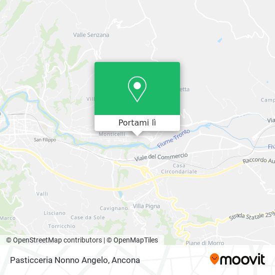 Mappa Pasticceria Nonno Angelo