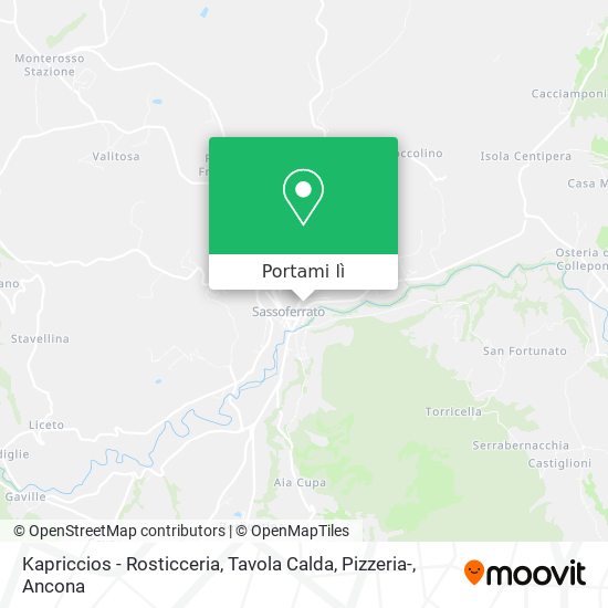 Mappa Kapriccios - Rosticceria, Tavola Calda, Pizzeria-