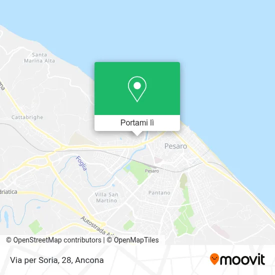 Mappa Via per Soria, 28