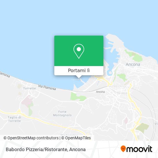 Mappa Babordo Pizzeria/Ristorante