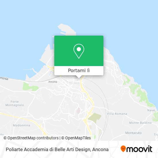Mappa Poliarte Accademia di Belle Arti Design