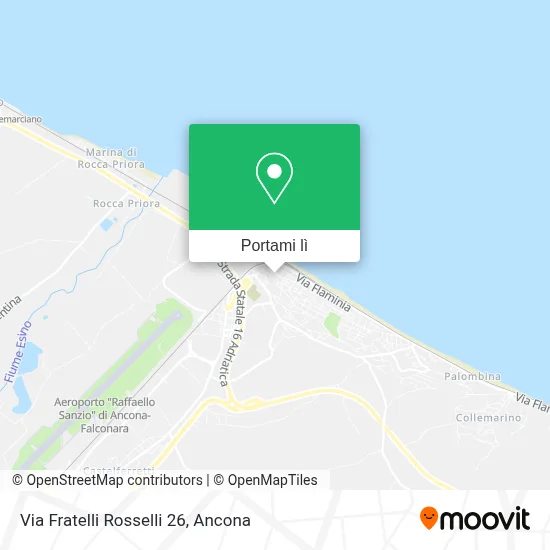 Mappa Via Fratelli Rosselli 26
