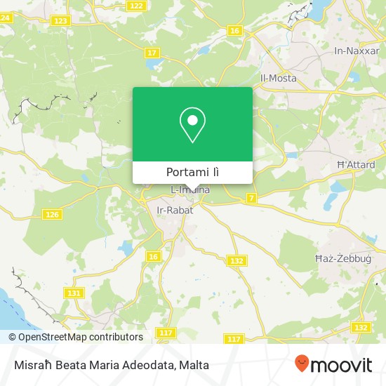 Mappa Misraħ Beata Maria Adeodata