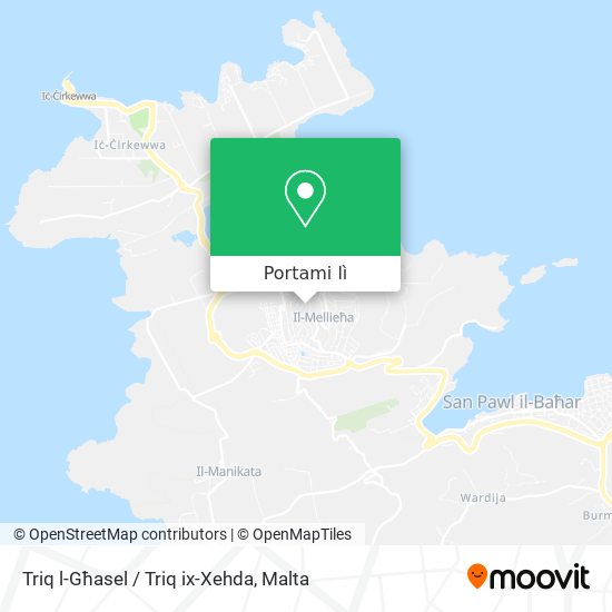 Mappa Triq l-Għasel / Triq ix-Xehda